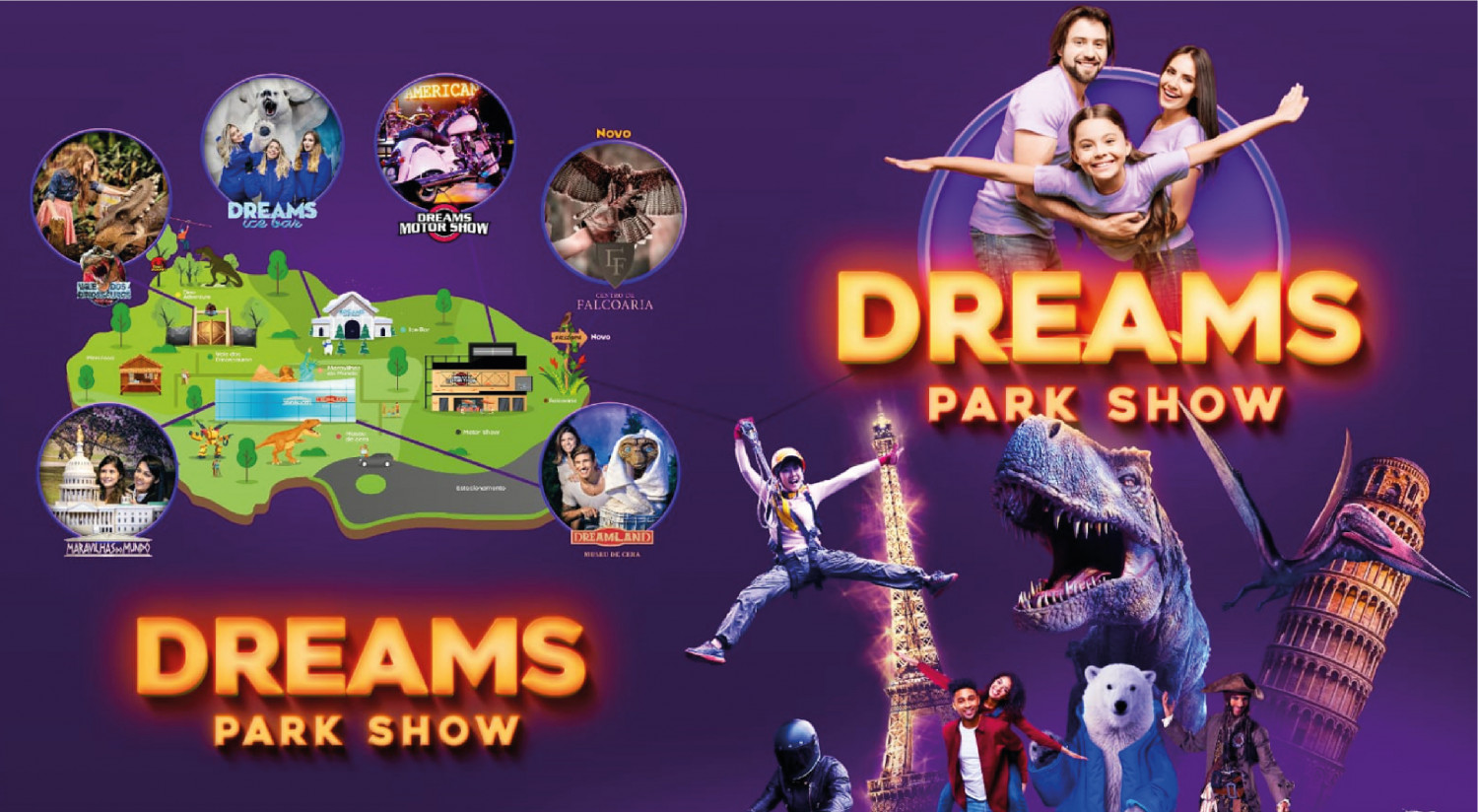 Dreams Park Show: o mundo de sonhos em Foz do Iguaçu