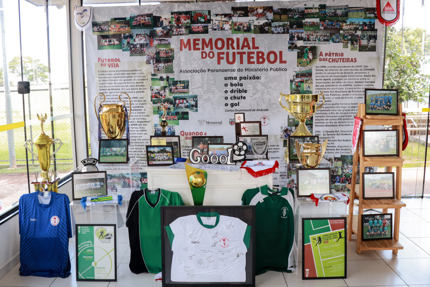 Evento marcou lançamento do Memorial do Futebol da Associação Paranaense do  Ministério Público - Notícias - APMP
